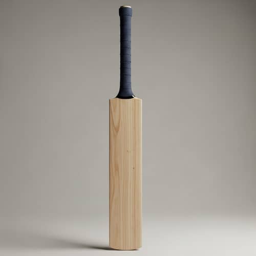 Wooden Cricket Bat with Long Handle and Flat Surface | Sports Equipment