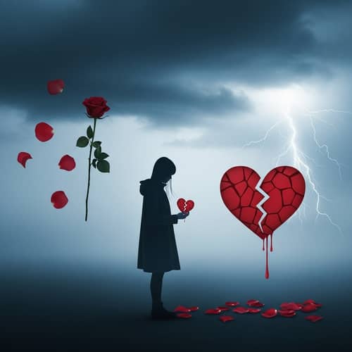Sadness in Same-Sex Love: Abstract Representation