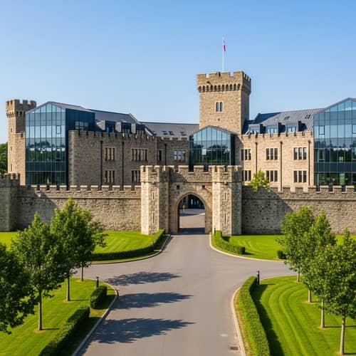 Modern Castle School: Contemporary Design in Historic Surroundings