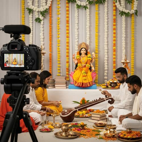 Mesmerizing Saraswati Puja Celebration Minivlog | Festive Atmosphere