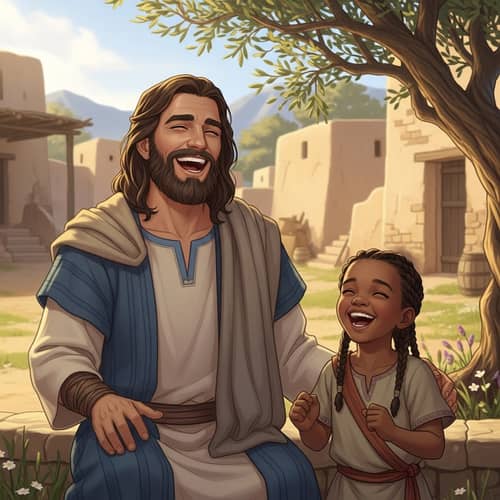 Ancient Near Eastern Clothing Illustration with Diverse Characters