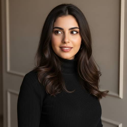 Portrait of a Charming Young Middle-Eastern Woman