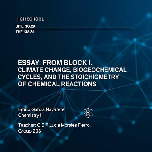 High School Presentation: Block I Essay on Climate Change and Biogeochemical Cycles