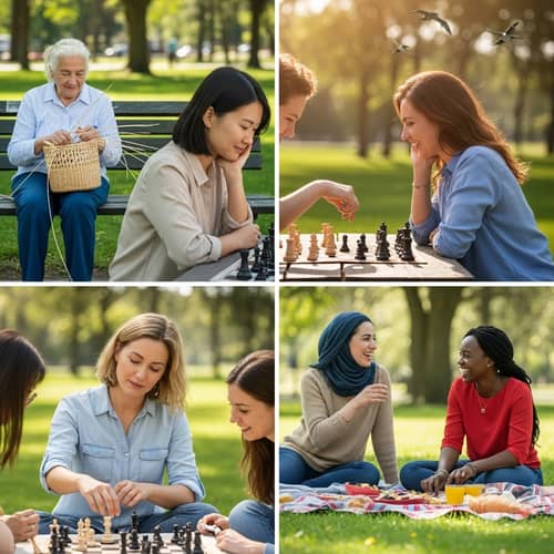 Diverse Women's Community at Park | Unity in Diversity