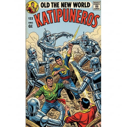 Filipino Katipuneros vs. Advanced Robots Comic Book Cover