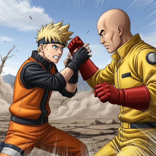 Intense Hand-to-Hand Combat: Caucasian vs. East Asian