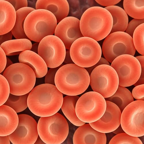 Microscopic View of Red Blood Cells