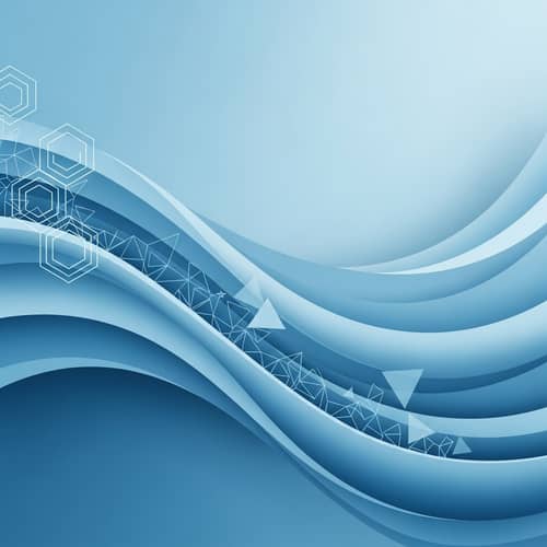 Custom Abstract Wallpaper | Energetic & Peaceful Design in Blue