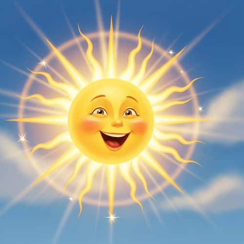 Beautiful Laughing Sun: Brighten Your Day