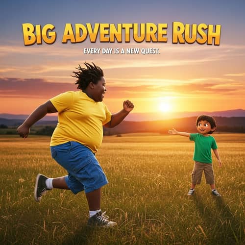 Big Adventure Rush Poster - Exciting Film Artwork
