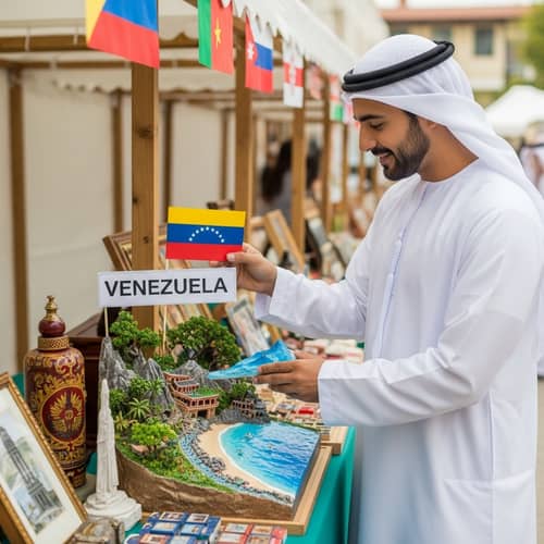 Symbolic Outdoor Market Experience: Investing in Venezuela