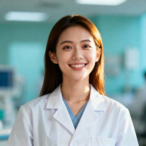 Empowering Female Doctor Residency Headshot