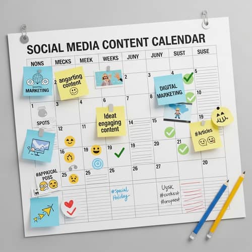Creative Social Media Content Calendar for Engaging Posts
