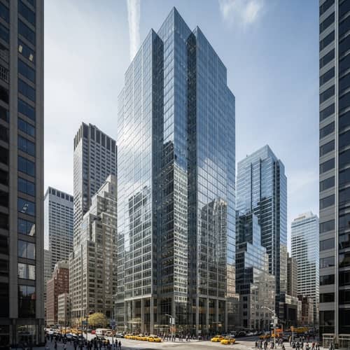Contemporary Business Center - Modern Architecture Workspace