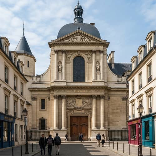 Historic Sorbonne in Paris, France - Architectural Masterpiece