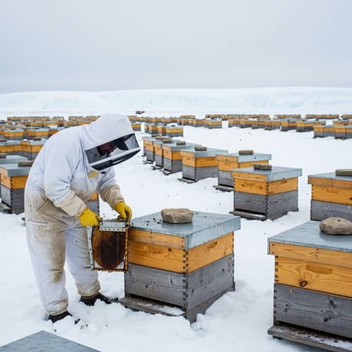 Antarctic Beekeeper: Tending Ice-Resistant Bees