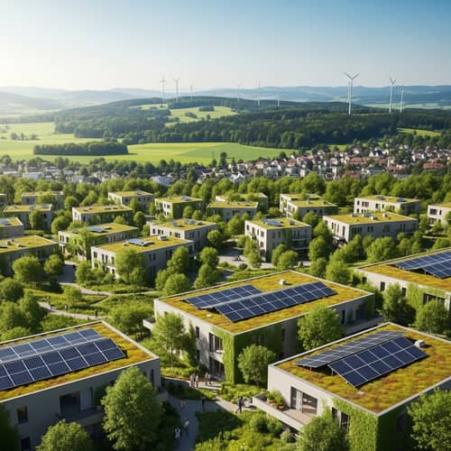 Green Nature and Solar Power: Discover a Sustainable World