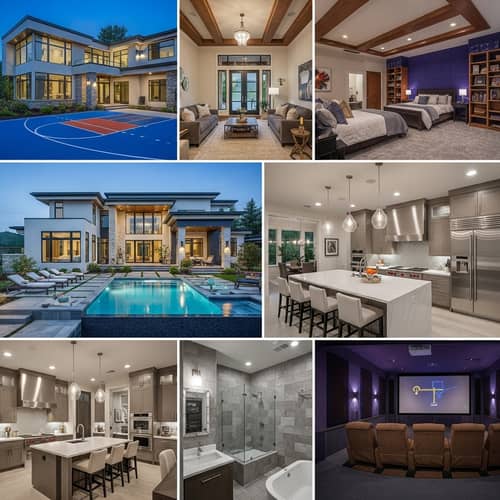 Luxurious 5-Bedroom House with Pool, Basketball Court, Home Cinema & More