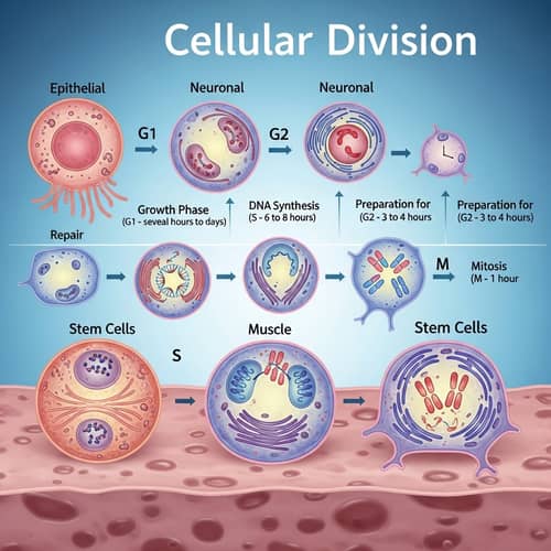 Cellular Division: Types of Cells, Growth & Repair Process