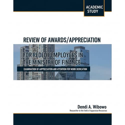 Review of Awards/Appreciation for Retired Employees in Ministry of Finance
