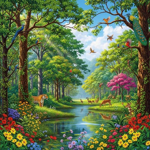 Vibrant Colors of India's Second Largest National Park