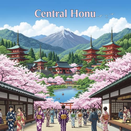 Central Honshu, Japan: Landmarks & Natural Beauty