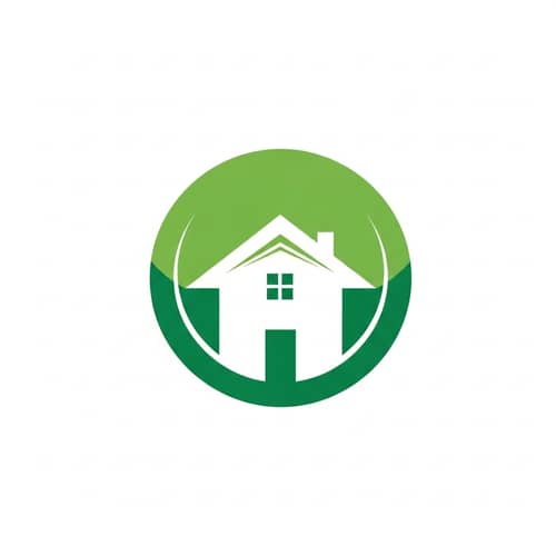 Eco-Friendly House Logo Design