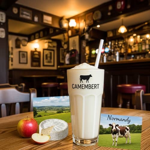 Camembert Cheese Milkshake - Authentic Normandy Experience