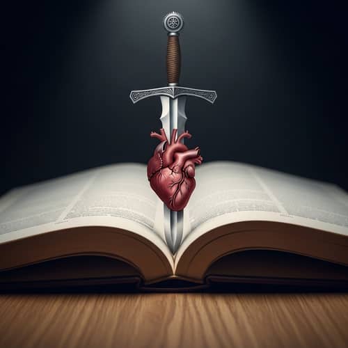 Sword & Heart: Renaissance-Inspired Symbolism Art