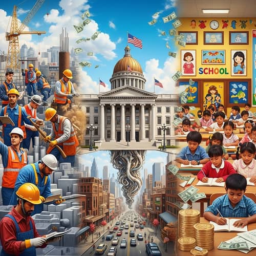 Diverse Government Spending Scene | Infrastructure & Education