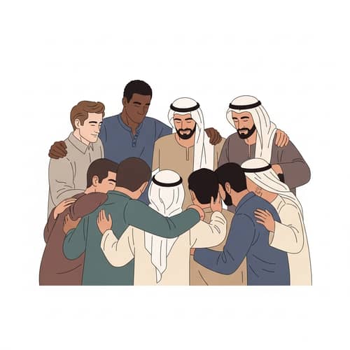 Universal Brotherhood | Diverse Group Expressing Camaraderie