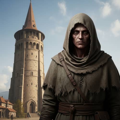 Tower of Aion and 'The Buried Fulian': Middle Ages Scene