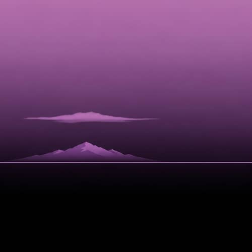 Minimalist Purple and Black PC Wallpaper Design