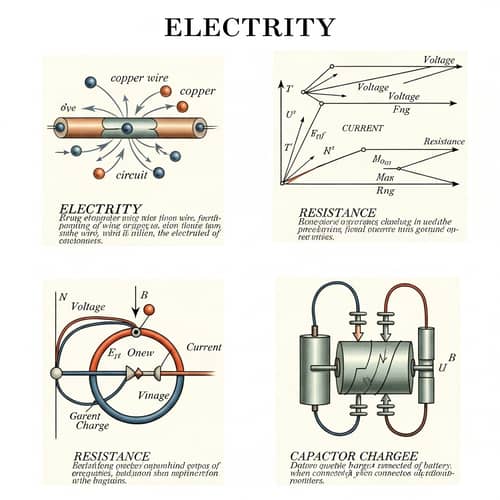 Principles of Electricity: Diagrams and Explanations