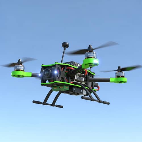 Advanced FPV Drone with Brushless Motors | Aerodynamic Design