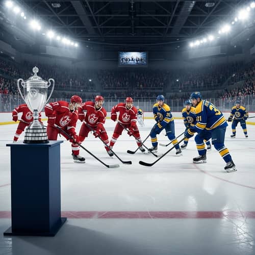 Ice Hockey Championship: Intense Battle for Victory