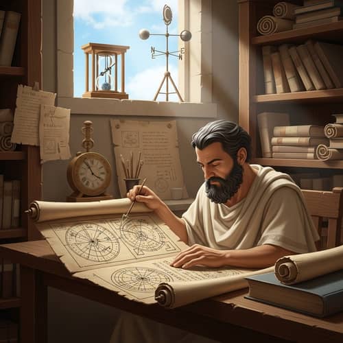 Greek Philosopher studying Science & Meteorology