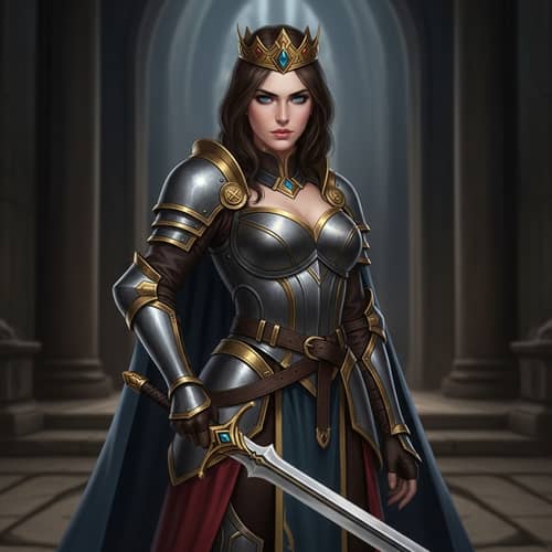Captivating Caucasian Princess | Royal Warrior's Path
