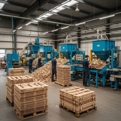 Wood-Based Waste Processing & Valorisation Industry | Components for Storage & Transport