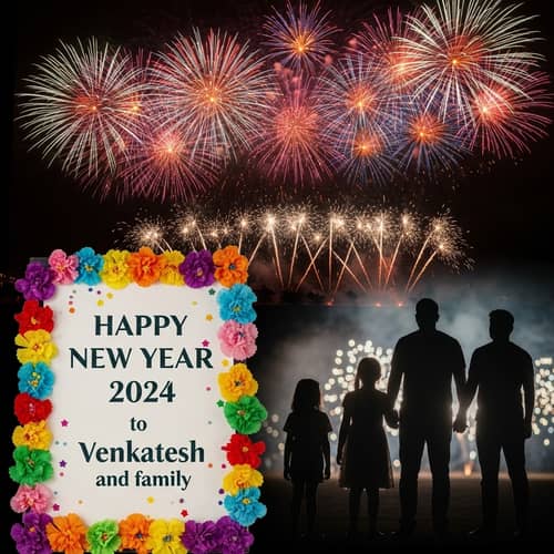Happy New Year 2024 Celebration | Venkatesh and Family