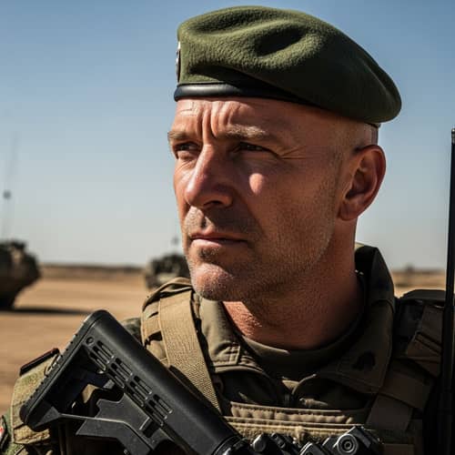 French Mercenary | Veteran Soldier with Green Beret