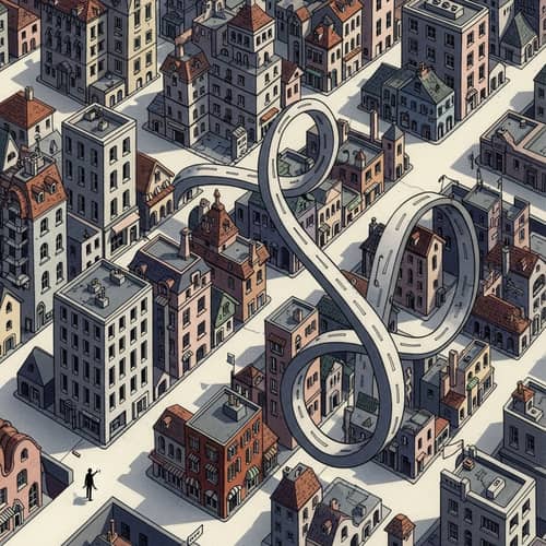 Nameless City Streets: Paradoxical Twists of Reshaped Urban Plan