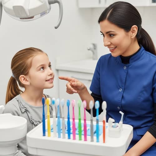 Cute Girl in Dental Clinic | Pediatric Dentist Appointment