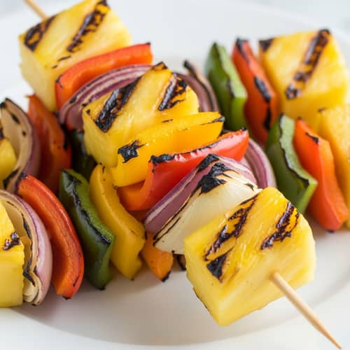 Delicious Pineapple Kebab Recipe | Grilled Tropical Skewer