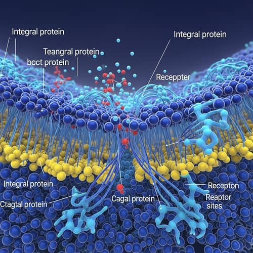 Detailed Biological Cell Membrane Image