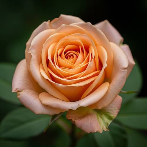 Intricate Rose Bloom Art | Vibrant Hue Background