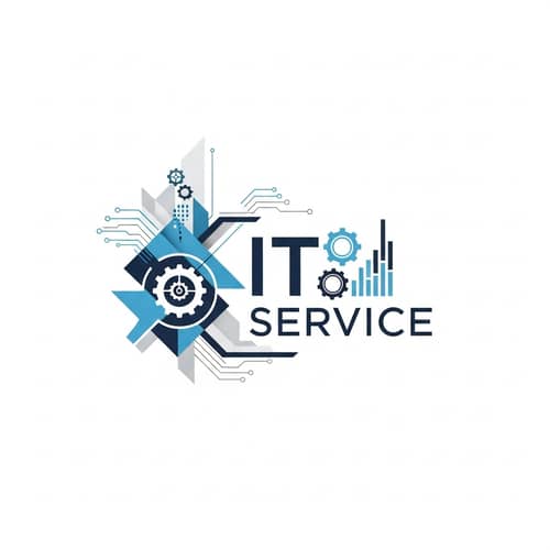 Professional IT Service Logo Design | Innovative & Reliable