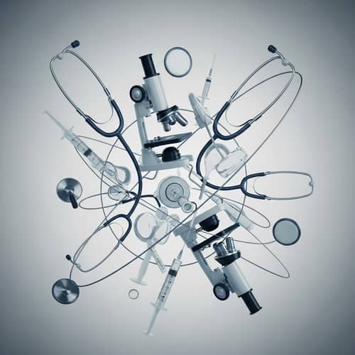 Abstract Medical Equipment Art | Innovative Visual Display