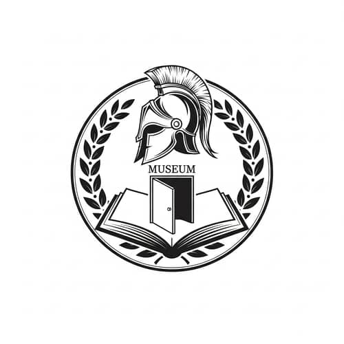 Military Library and Museum Logo Design