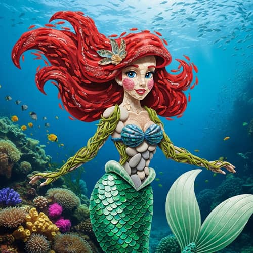 Hyperrealistic Montage of Ariel